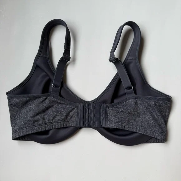 Delimira 34E Full Coverage Minimizer Bra Unlined Support Bra Heather Gray - Picture 3 of 6